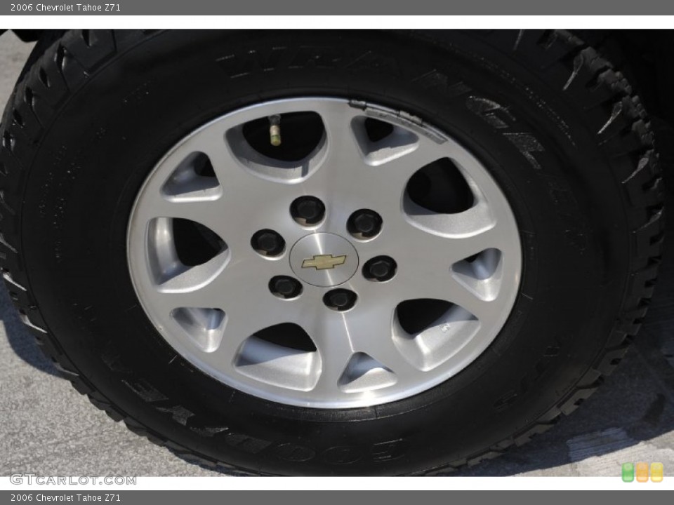 2006 Chevrolet Tahoe Z71 Wheel and Tire Photo #54424167
