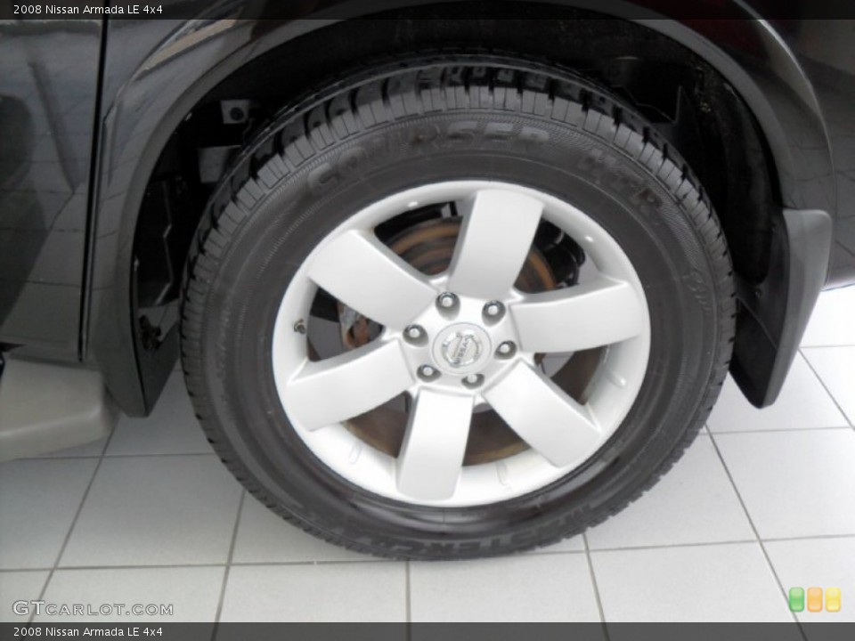 2008 Nissan Armada LE 4x4 Wheel and Tire Photo #54428058