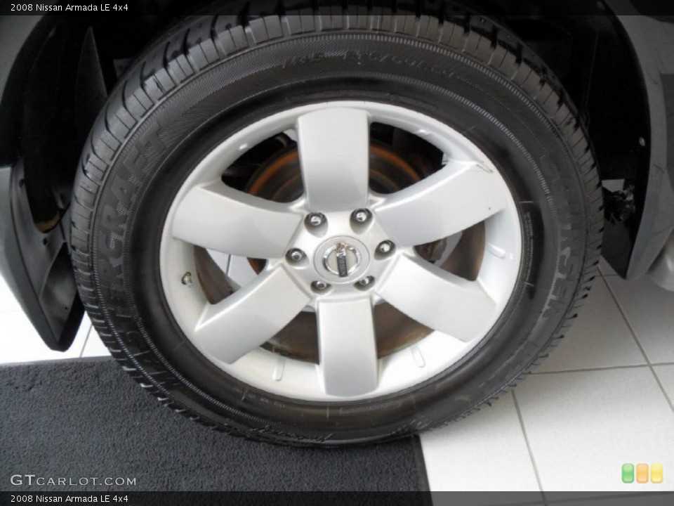 2008 Nissan Armada LE 4x4 Wheel and Tire Photo #54428094