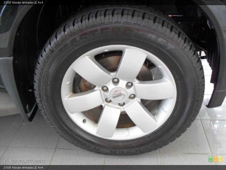 2008 Nissan Armada LE 4x4 Wheel and Tire Photo #54428121
