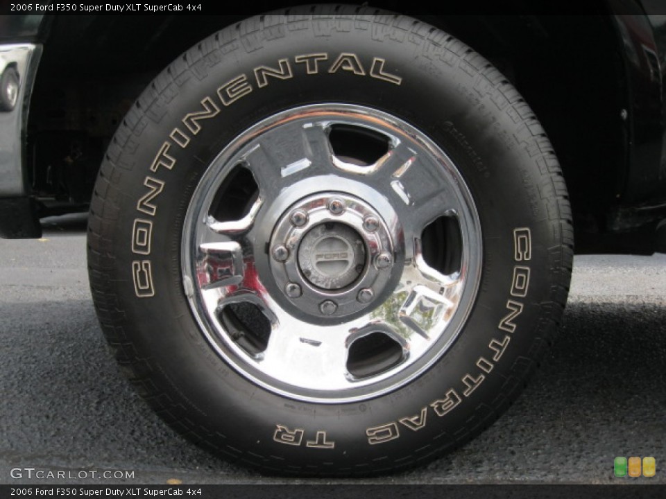 2006 Ford F350 Super Duty XLT SuperCab 4x4 Wheel and Tire Photo #54429573