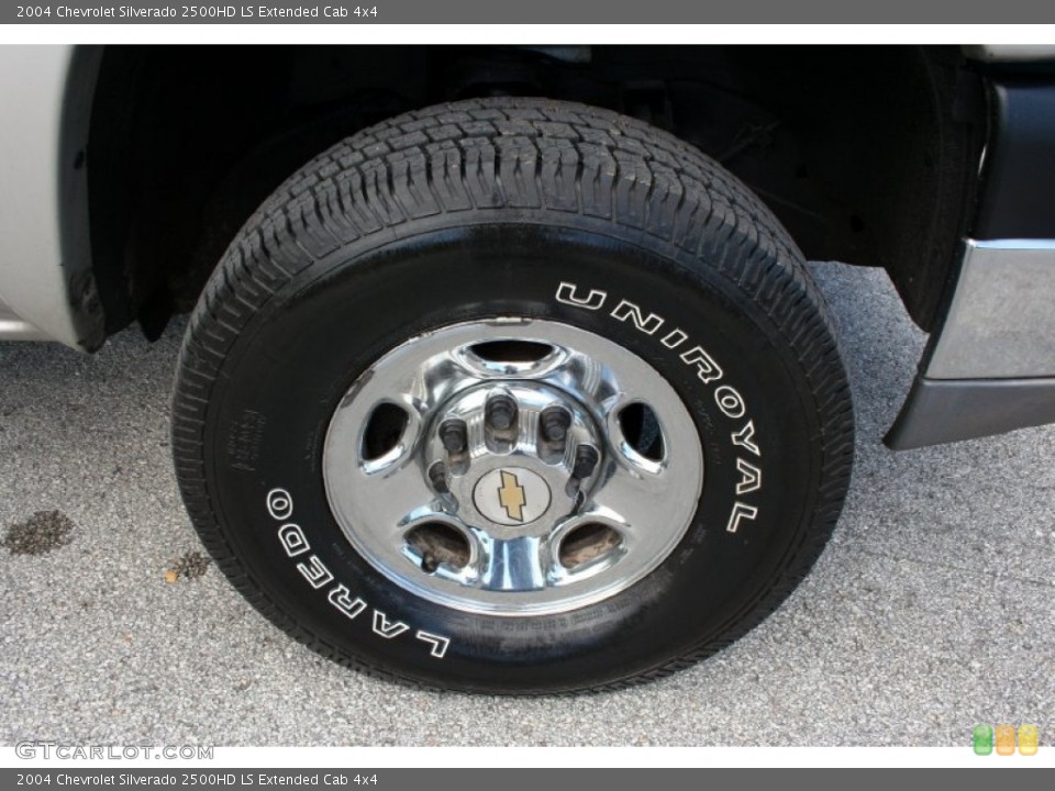 2004 Chevrolet Silverado 2500HD LS Extended Cab 4x4 Wheel and Tire Photo #54434769