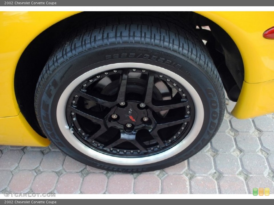 2002 Chevrolet Corvette Coupe Wheel and Tire Photo #54435768
