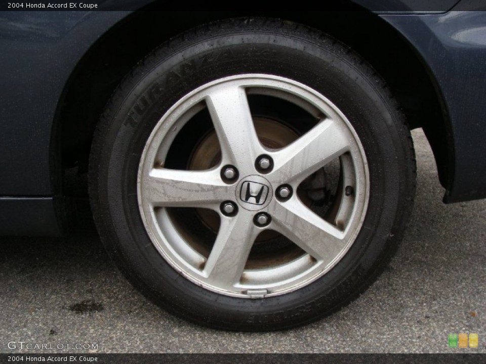 2004 Honda Accord EX Coupe Wheel and Tire Photo #54439491