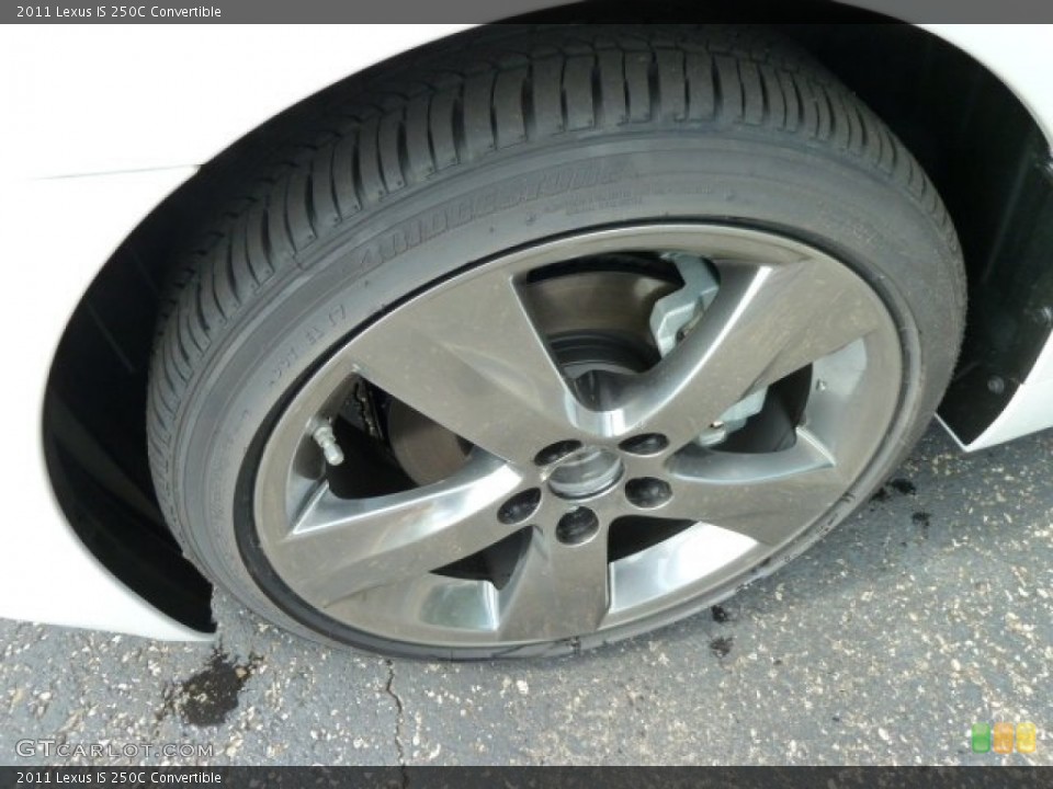 2011 Lexus IS 250C Convertible Wheel and Tire Photo #54440763