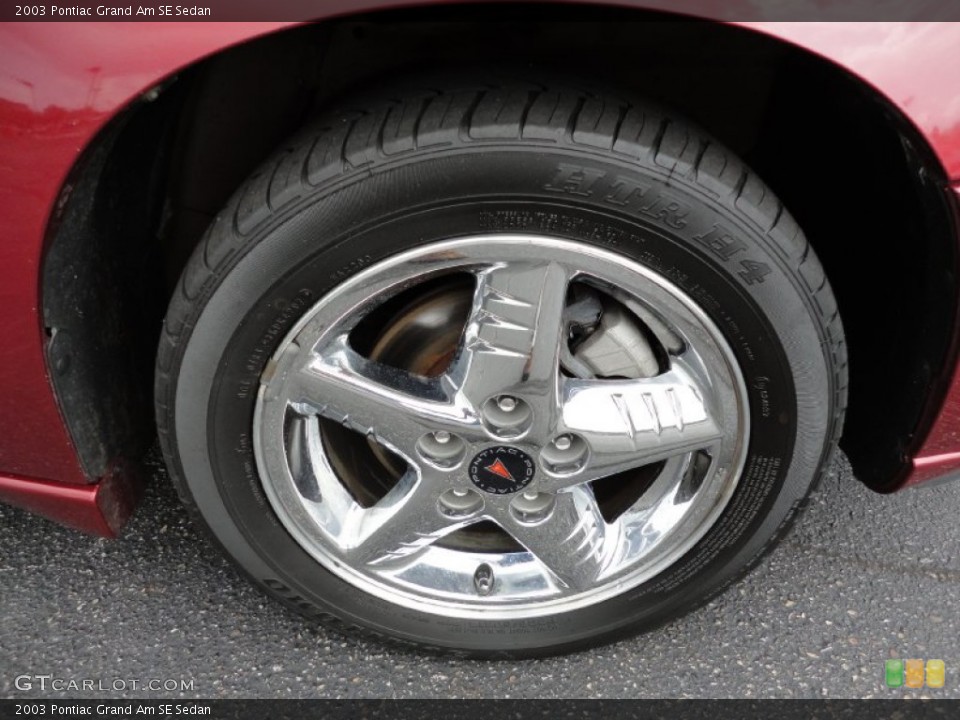 2003 Pontiac Grand Am SE Sedan Wheel and Tire Photo #54441837