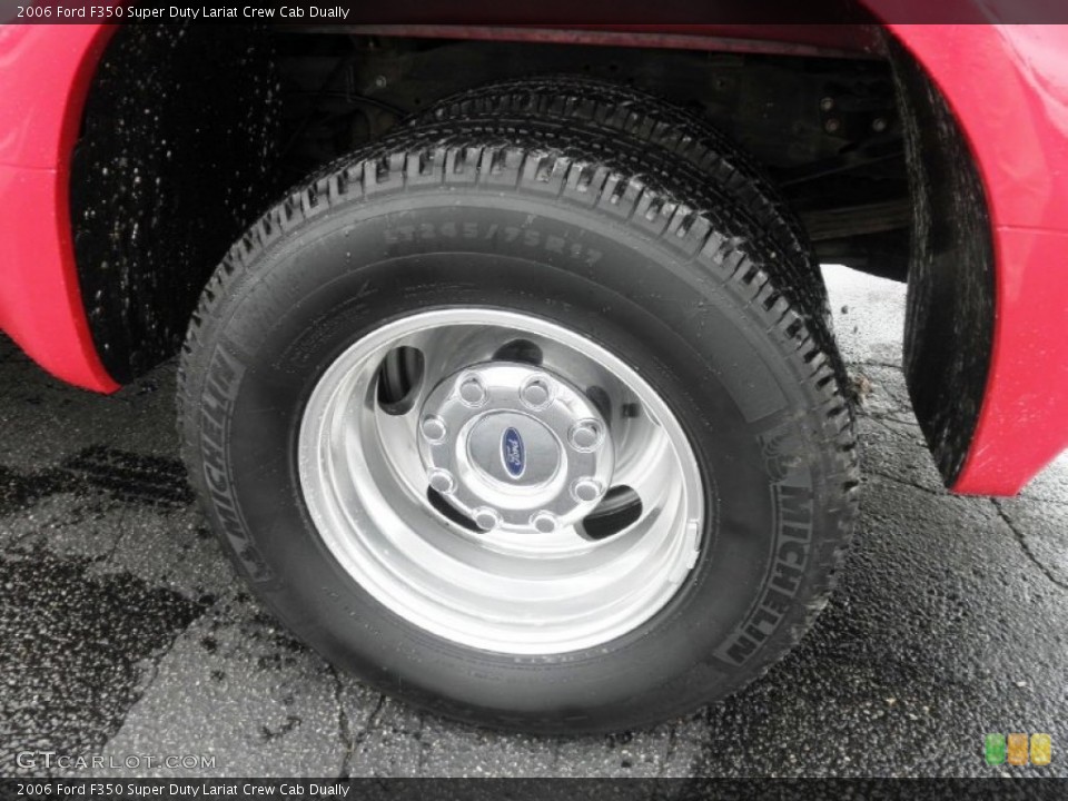 2006 Ford F350 Super Duty Lariat Crew Cab Dually Wheel and Tire Photo #54442250