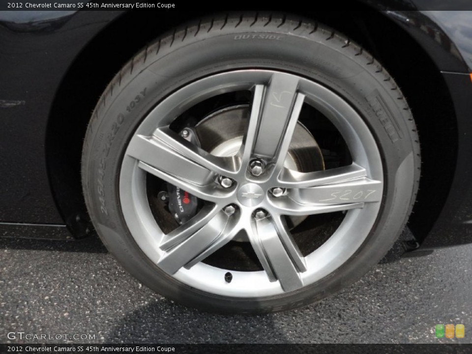 2012 Chevrolet Camaro SS 45th Anniversary Edition Coupe Wheel and Tire Photo #54442917