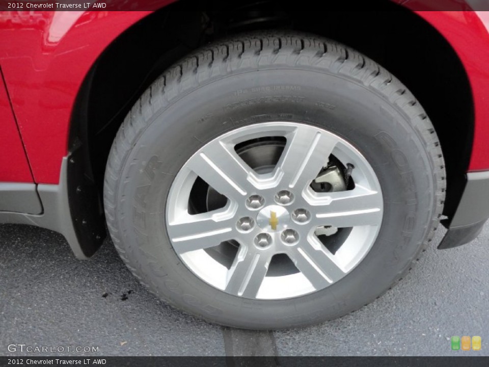 2012 Chevrolet Traverse LT AWD Wheel and Tire Photo #54444008