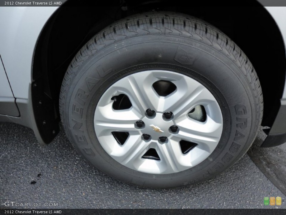 2012 Chevrolet Traverse LS AWD Wheel and Tire Photo #54444372