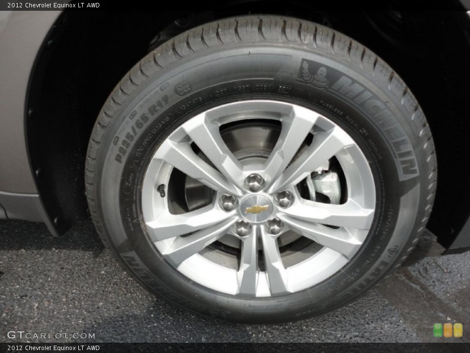 2012 Chevrolet Equinox LT AWD Wheel and Tire Photo #54444891