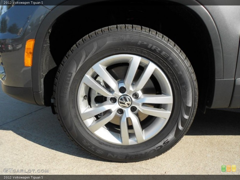 2012 Volkswagen Tiguan S Wheel and Tire Photo #54445011