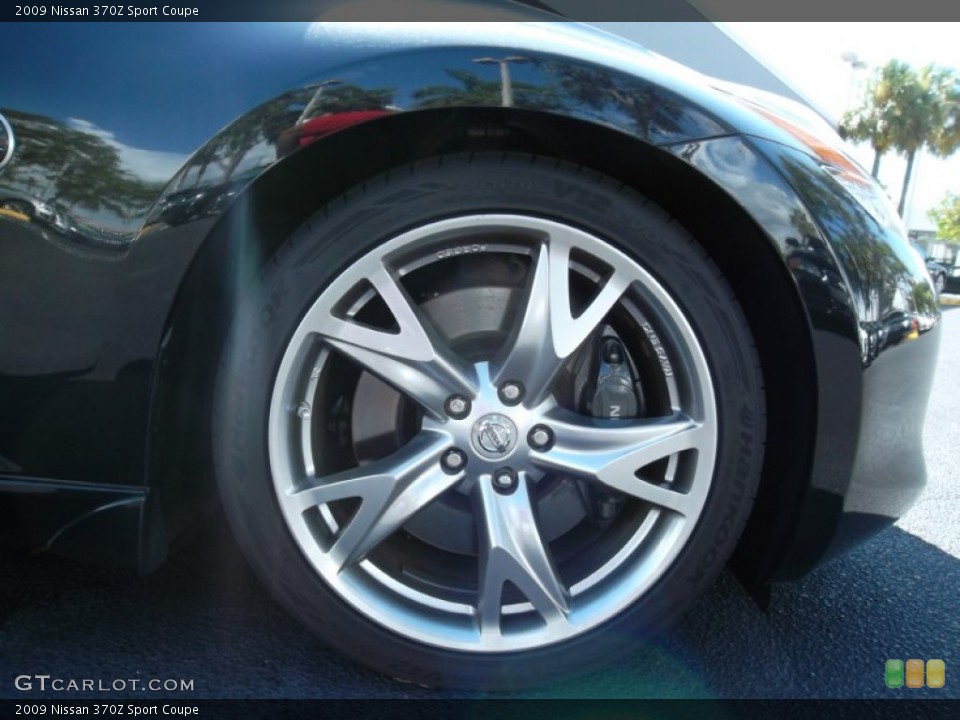 2009 Nissan 370Z Sport Coupe Wheel and Tire Photo #54450984