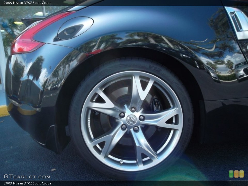 2009 Nissan 370Z Sport Coupe Wheel and Tire Photo #54450991