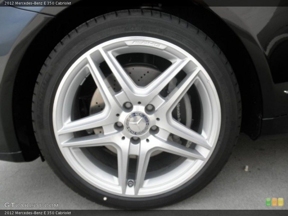 2012 Mercedes-Benz E 350 Cabriolet Wheel and Tire Photo #54453750