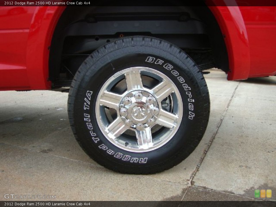 2012 Dodge Ram 2500 HD Laramie Crew Cab 4x4 Wheel and Tire Photo #54455703