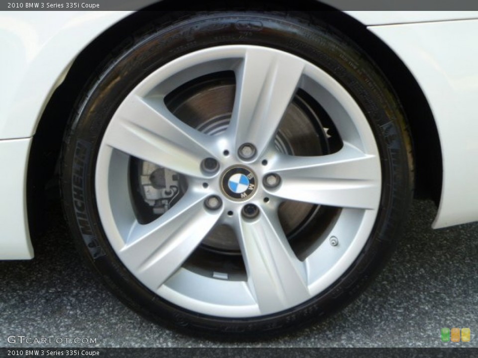 2010 BMW 3 Series 335i Coupe Wheel and Tire Photo #54461388