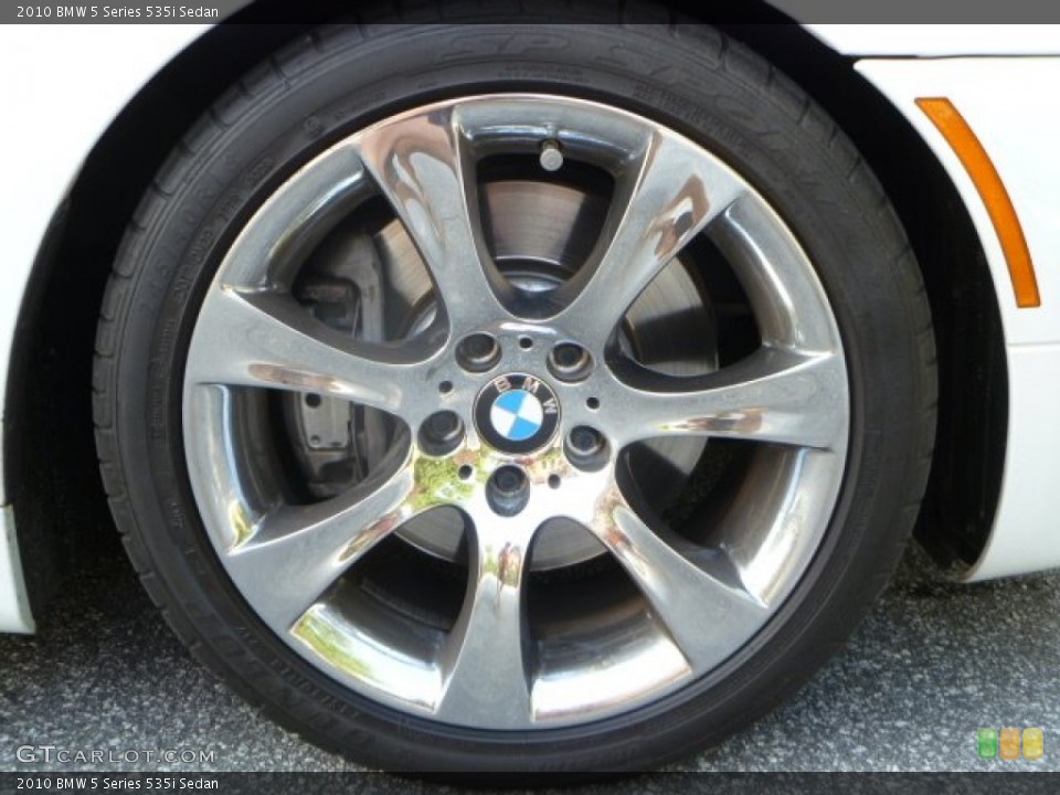 2010 BMW 5 Series 535i Sedan Wheel and Tire Photo #54461676