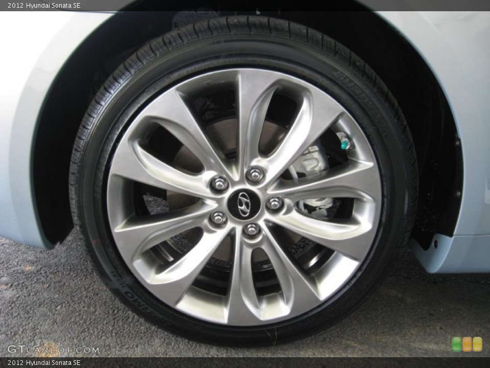 2012 Hyundai Sonata SE Wheel and Tire Photo #54465750
