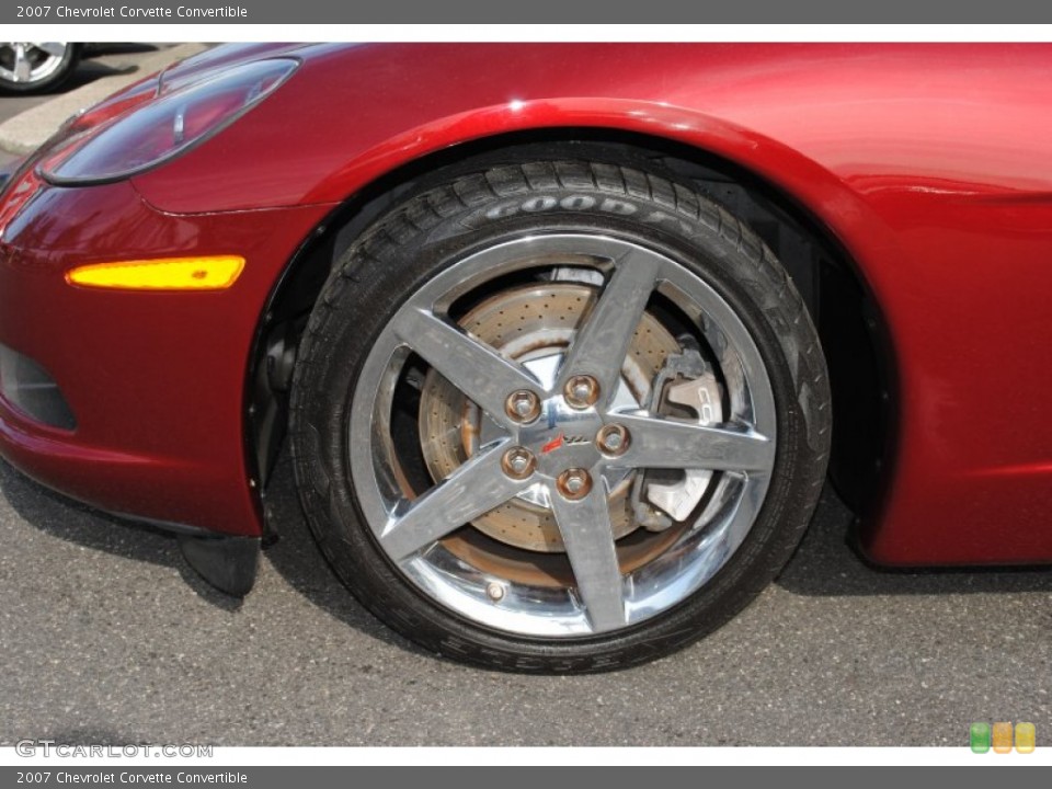2007 Chevrolet Corvette Convertible Wheel and Tire Photo #54469428