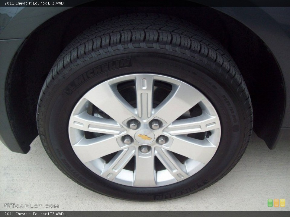 2011 Chevrolet Equinox LTZ AWD Wheel and Tire Photo #54470940