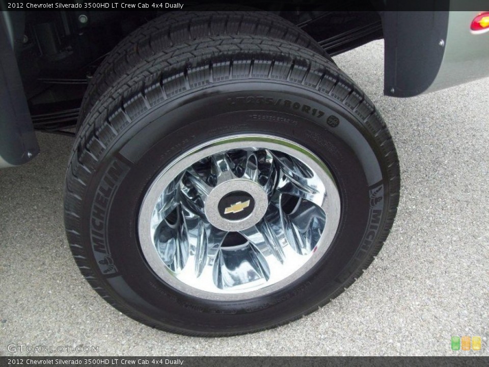 2012 Chevrolet Silverado 3500HD LT Crew Cab 4x4 Dually Wheel and Tire Photo #54471282
