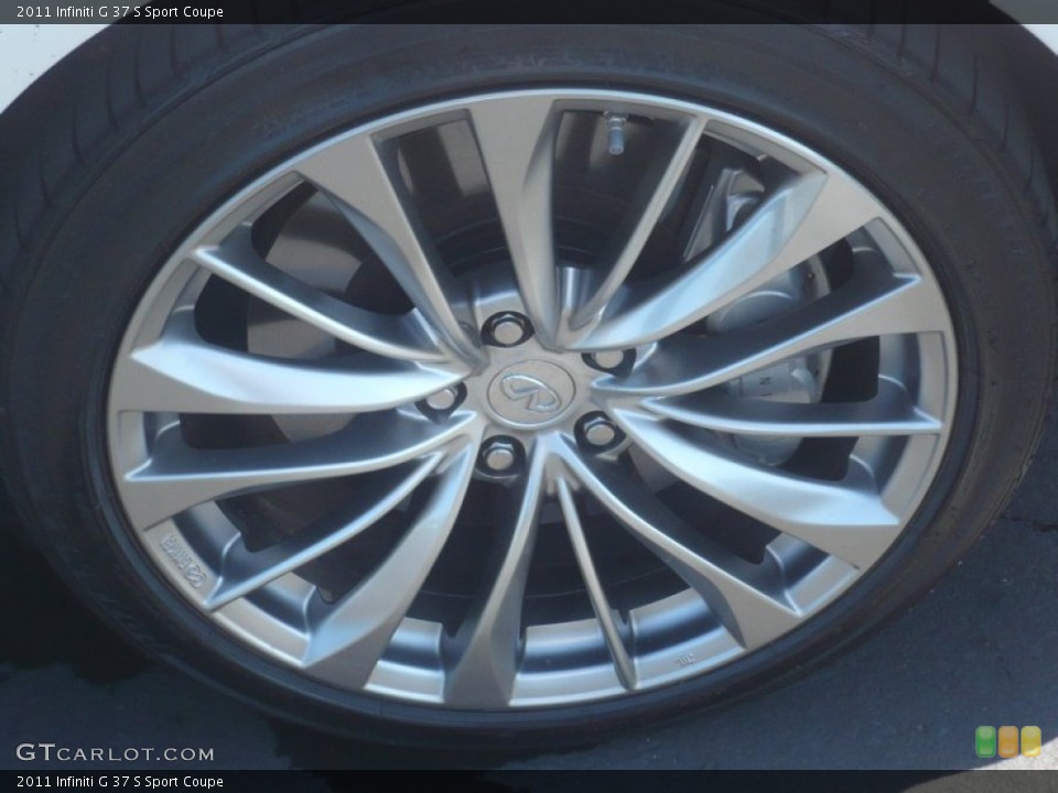 2011 Infiniti G 37 S Sport Coupe Wheel and Tire Photo #54473871