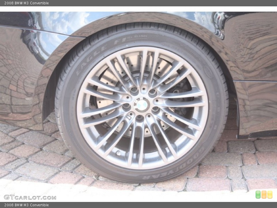 2008 BMW M3 Convertible Wheel and Tire Photo #54476139