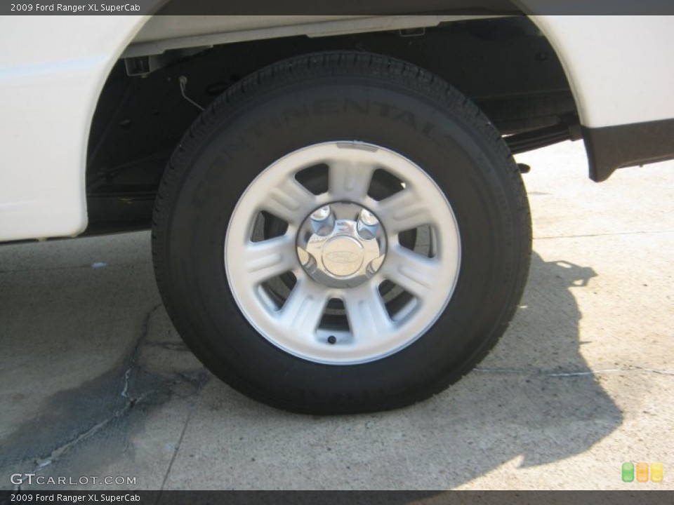 2009 Ford Ranger XL SuperCab Wheel and Tire Photo #54480747