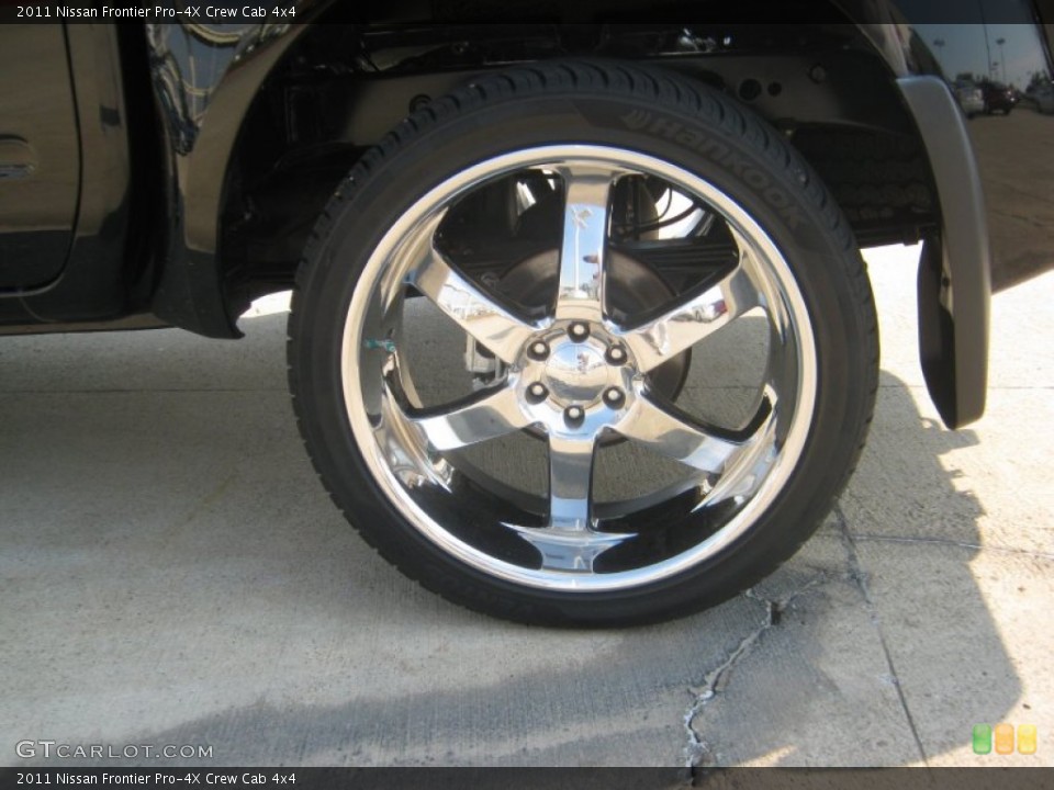 2011 Nissan Frontier Custom Wheel and Tire Photo #54481424