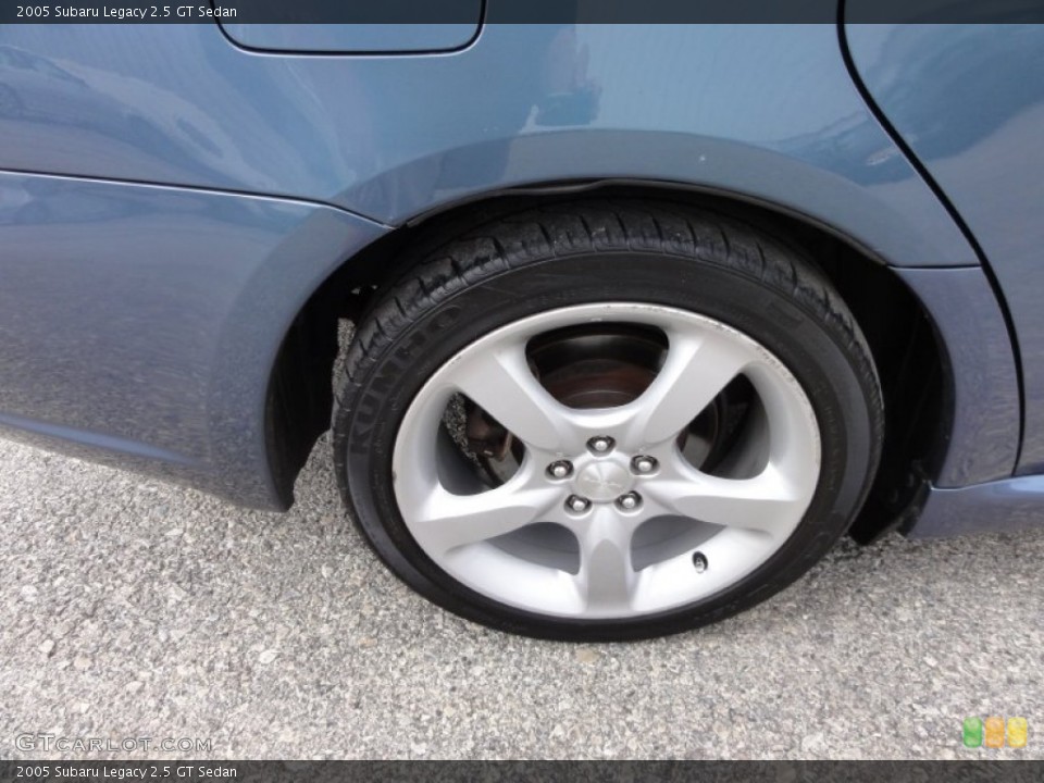 2005 Subaru Legacy 2.5 GT Sedan Wheel and Tire Photo #54483809