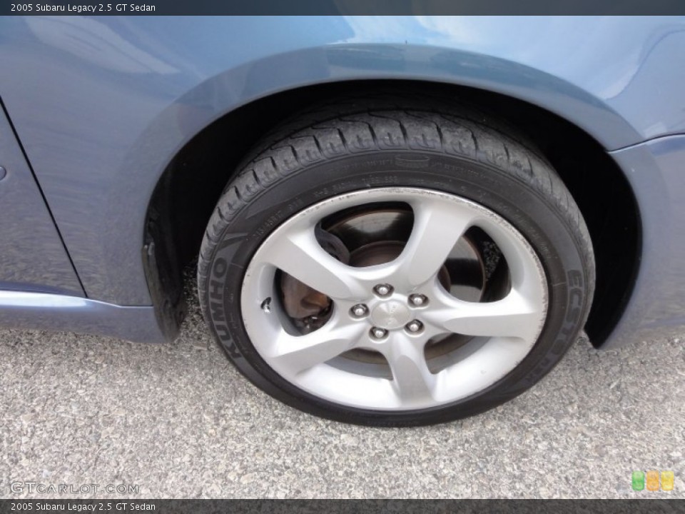 2005 Subaru Legacy 2.5 GT Sedan Wheel and Tire Photo #54483818