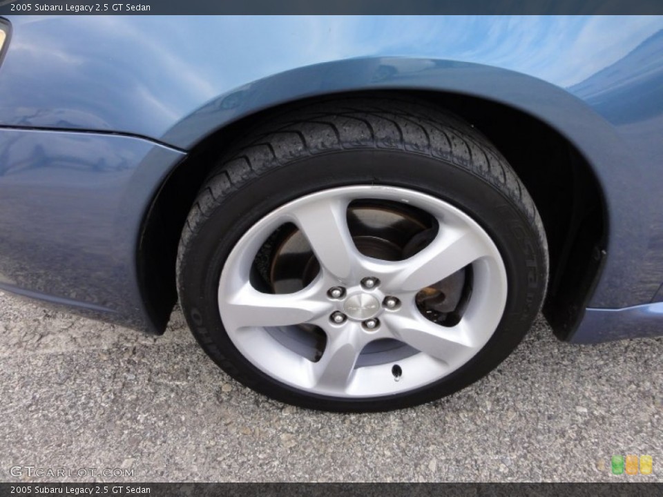 2005 Subaru Legacy 2.5 GT Sedan Wheel and Tire Photo #54483875