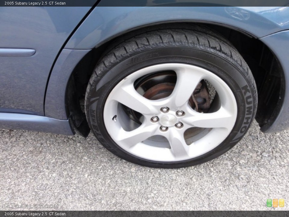2005 Subaru Legacy 2.5 GT Sedan Wheel and Tire Photo #54483884