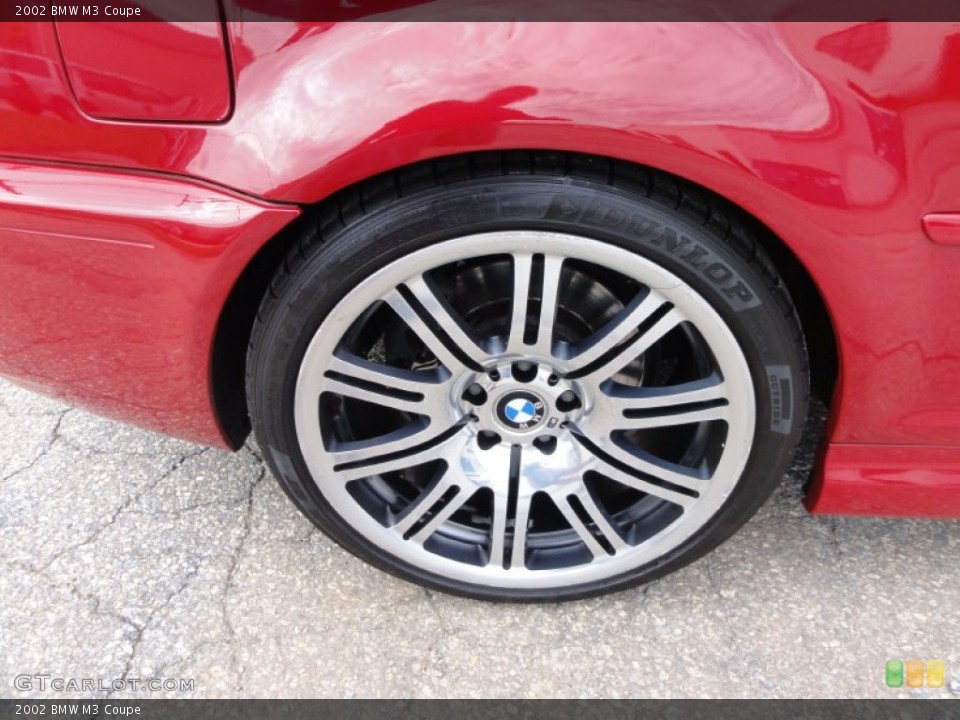 2002 BMW M3 Coupe Wheel and Tire Photo #54484214
