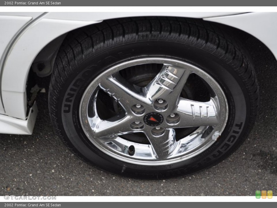 2002 Pontiac Grand Am SE Sedan Wheel and Tire Photo #54484430