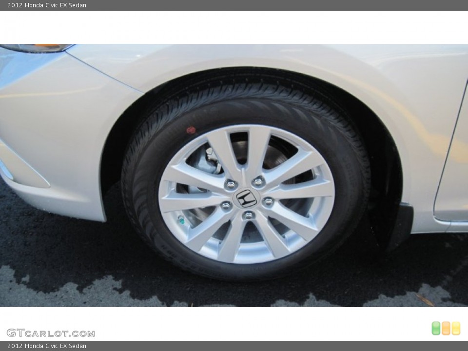 2012 Honda Civic EX Sedan Wheel and Tire Photo #54492974