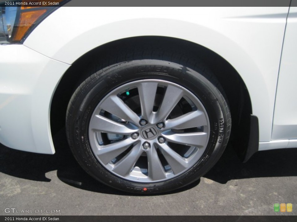 2011 Honda Accord EX Sedan Wheel and Tire Photo #54493631