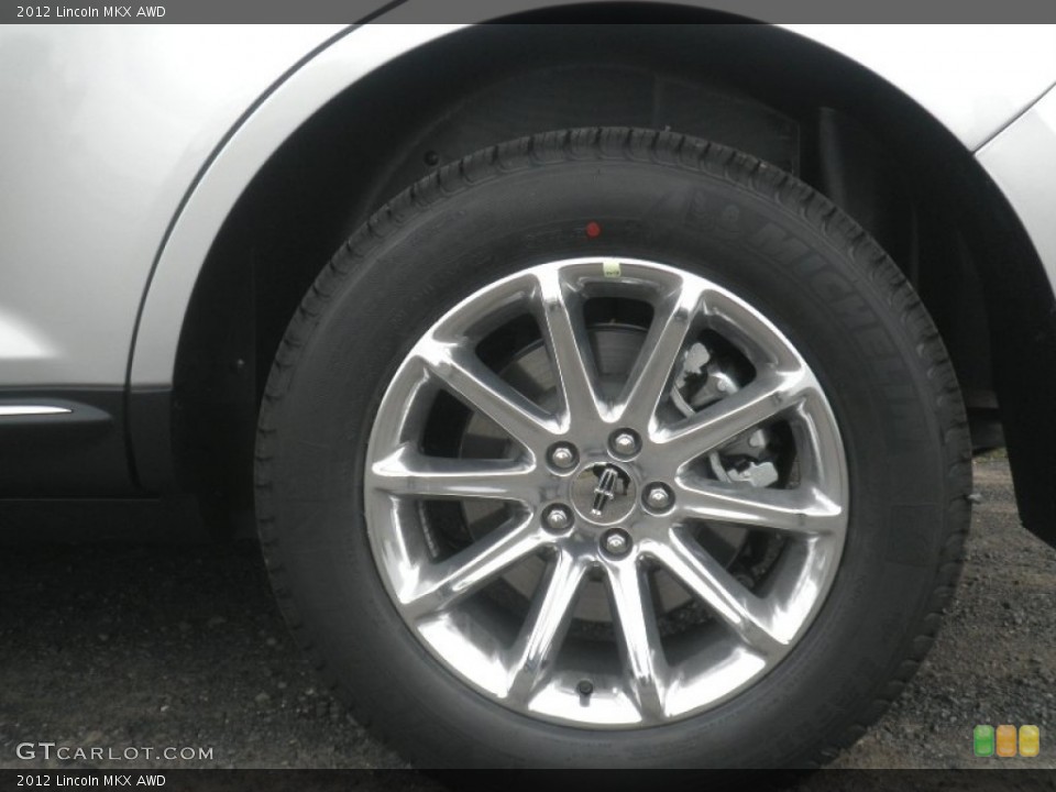 2012 Lincoln MKX AWD Wheel and Tire Photo #54494291