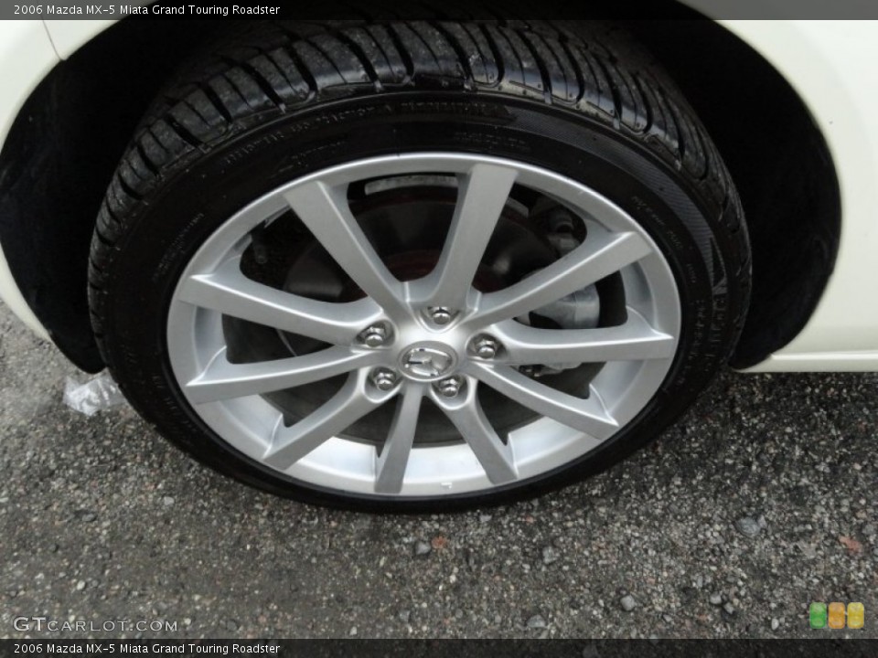 2006 Mazda MX-5 Miata Grand Touring Roadster Wheel and Tire Photo #54501845