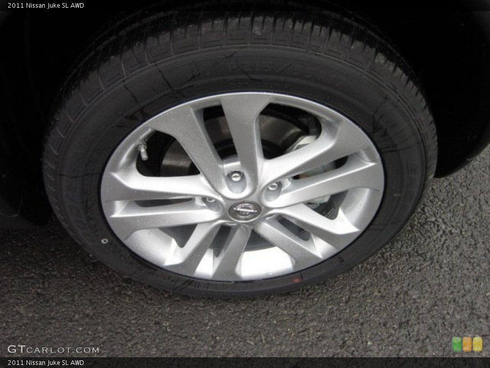 2011 Nissan Juke SL AWD Wheel and Tire Photo #54502904