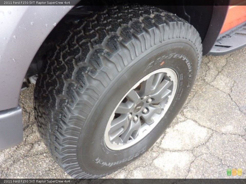 2011 Ford F150 SVT Raptor SuperCrew 4x4 Wheel and Tire Photo #54504419