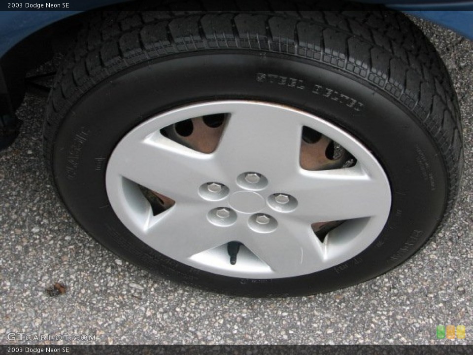 2003 Dodge Neon SE Wheel and Tire Photo #54507068