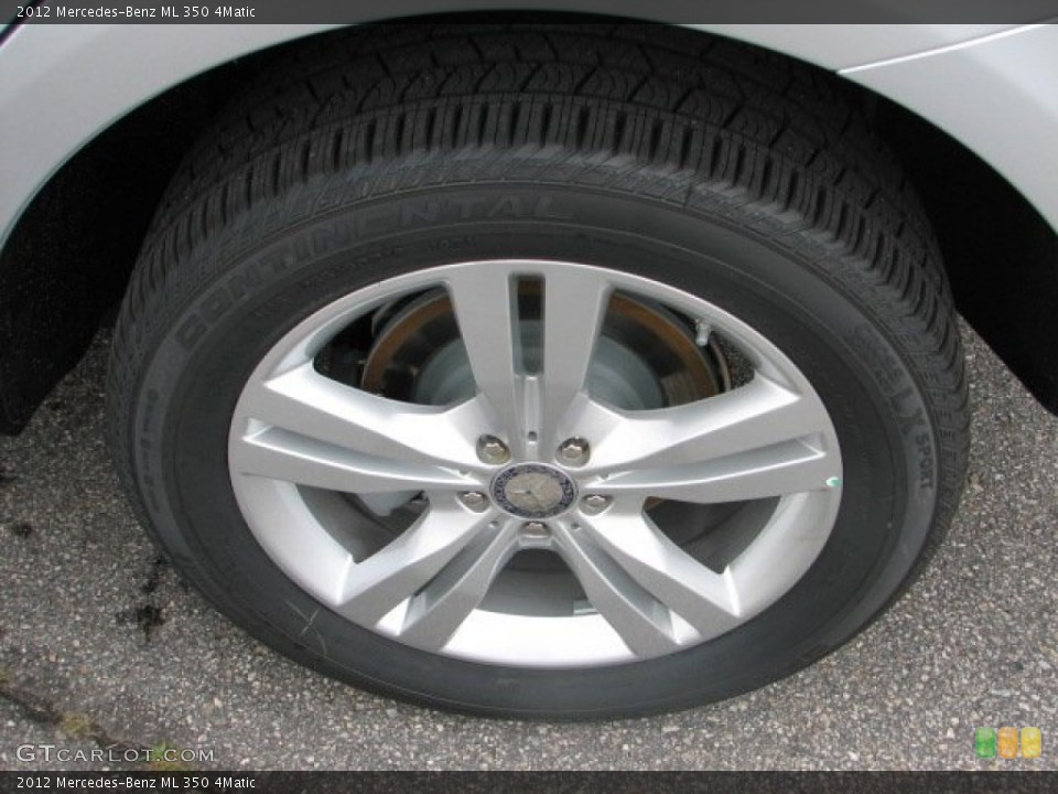 2012 Mercedes-Benz ML 350 4Matic Wheel and Tire Photo #54507137