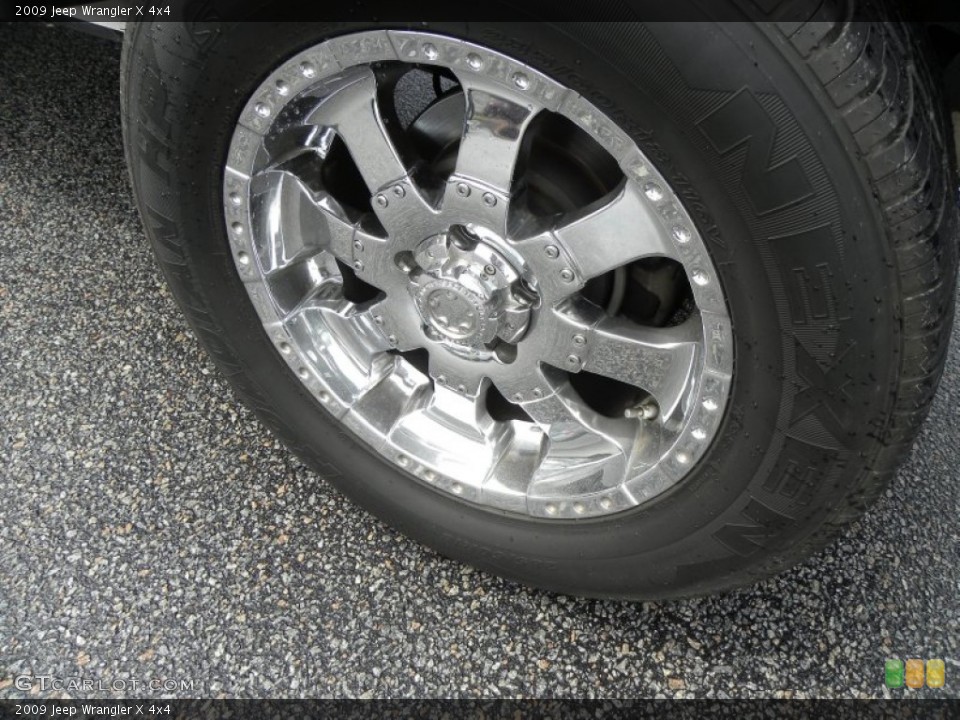 2009 Jeep Wrangler Custom Wheel and Tire Photo #54507905