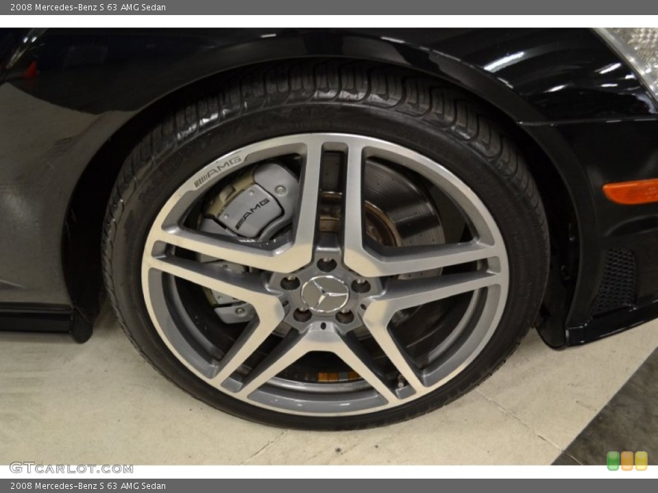2008 Mercedes-Benz S 63 AMG Sedan Wheel and Tire Photo #54508001