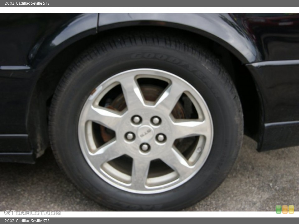 2002 Cadillac Seville STS Wheel and Tire Photo #54509597