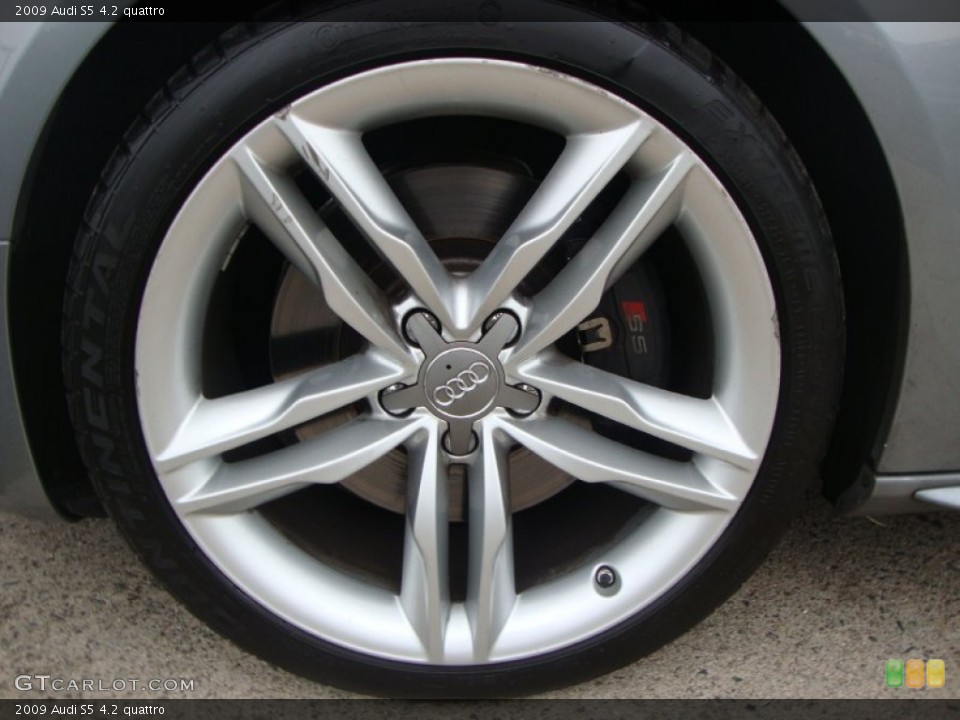 2009 Audi S5 4.2 quattro Wheel and Tire Photo #54511853