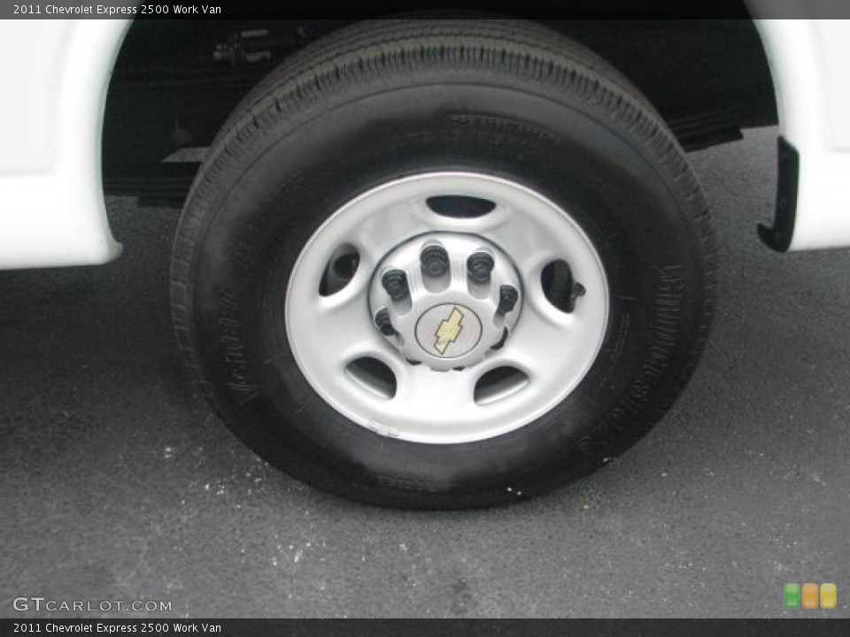 2011 Chevrolet Express 2500 Work Van Wheel and Tire Photo #54515306