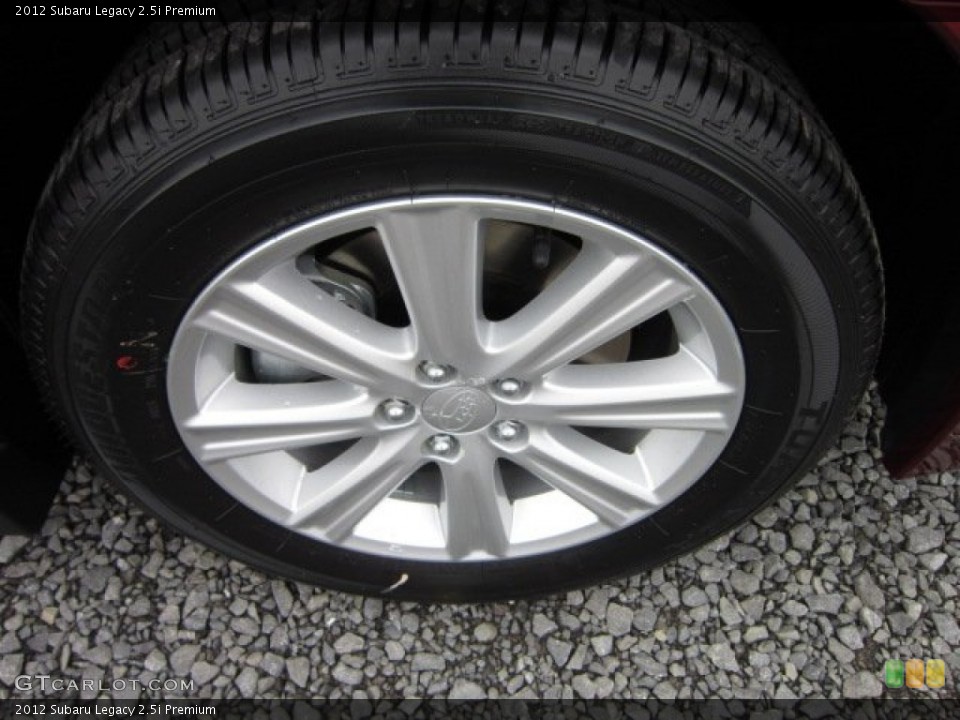 2012 Subaru Legacy 2.5i Premium Wheel and Tire Photo #54515327